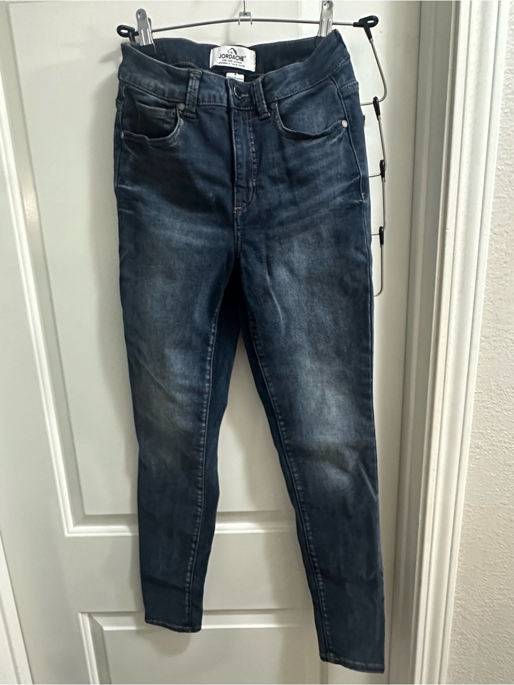 jordache skinny jeans leggings jeggings dark blue washed